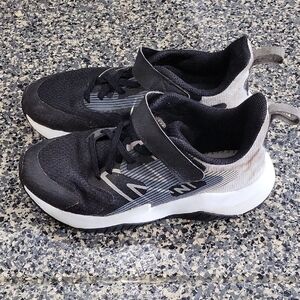 New Balance - Kids Black and White Sneakers